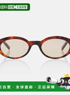 1h可退 潮奢 Saint Laurent 圣罗兰 女士 SL 567 椭圆形太阳眼镜