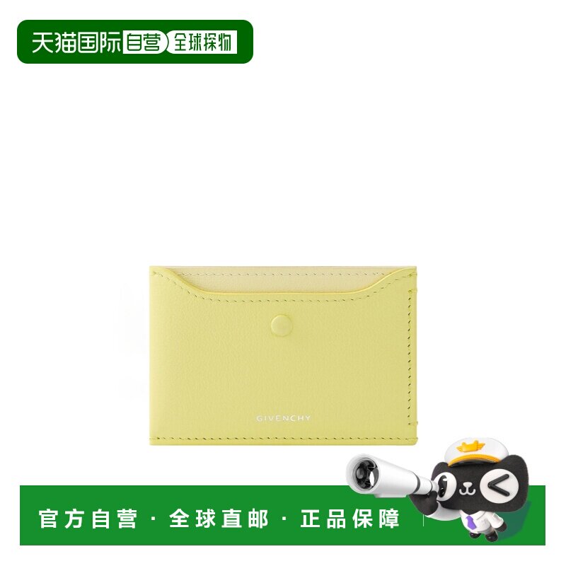 GIVENCHY 女士钱包 BB60PAB2CA725 AW2025 黄色 粒面皮革日间卡夹