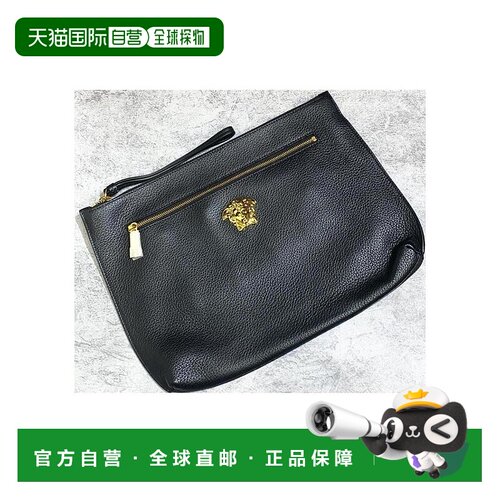 VERSACE 男士手拿包 DL26138DG0V2D41OH SS2020 黑色单肩包