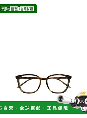 SAINT LAURENT 女士眼镜 SL783F003 SS2025 棕色 全框平光镜
