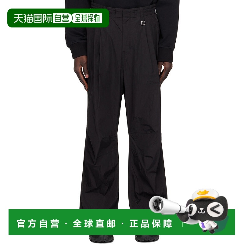 1h可退 潮奢 Wooyoungmi 吴阳米 男士 黑色 Wide Carpenter 长裤