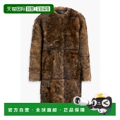 潮奢 ZIMMERMANN 女士 1h可退 毛羊皮大衣 0330CF241CHOCOLATE