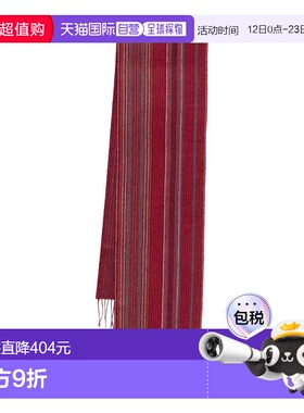 1h可退 潮奢 Paul Smith 保罗 史密斯 男士 Scarfs 红色围巾 M1A1