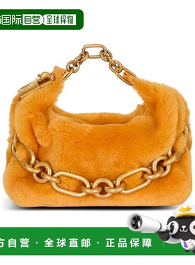 BALMAIN 女士手提包 FN0AD001LMER1GF CO 橙色 迷你 Sync 羊毛皮