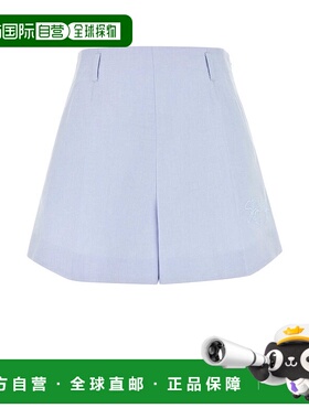 GIVENCHY 女士短裤 BW515GG1ZE453 SS2025 蓝色 Powder blue cott