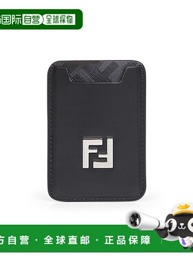 FENDI 男士卡包 7M0364AFF2F0GXN AW2025 黑色 Fendi Squared Ff