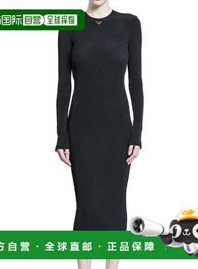 PRADA 女士连衣裙 3360316S9F0002 SS2025 黑色 Prada Dresses