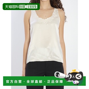 女士背心吊带 无袖 RB01D276L01OW 白色 背心 AW2025 CELINE