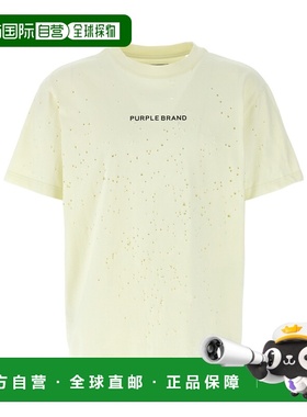 Purple Brand 男士T恤 P117HFGT125IVORY SS2025短袖