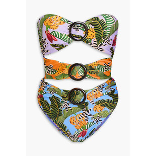 剪口印花抹胸泳衣 1h可退 307051SETSTRIPEDB 女士 RIO 潮奢 FARM