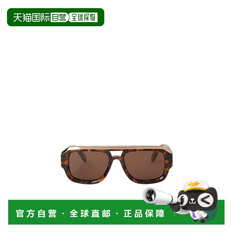 1h可退 PALM ANGELS 男士眼镜 PERI062S6064 AW2024 棕色 徽标太