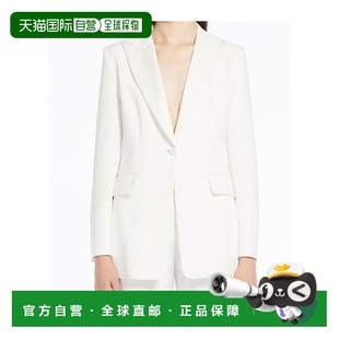MAX MARA 女士西服 1041064406001 SS2025 白色 单排扣燕尾服休闲