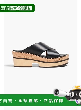 1h可退 潮奢 Chloe 蔻依 女士 Laia 皮质防水台凉拖 CHC22U612Y3W