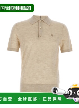 1h可退 潮奢 Burberry 巴宝莉 男士 羊毛Polo衫 8103102NUTMEG