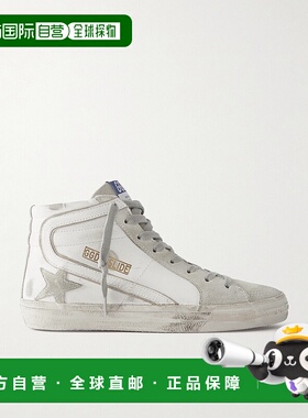 1h可退 潮奢 GOLDEN GOOSE 女士 白色 & 灰色 Slide 高帮运动鞋 G