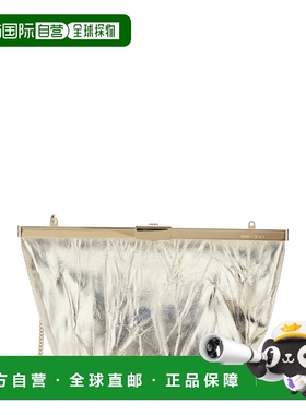 潮奢 Jimmy Choo 周仰杰 女士 'Ganache' 金属感链环背带扣子闭扣