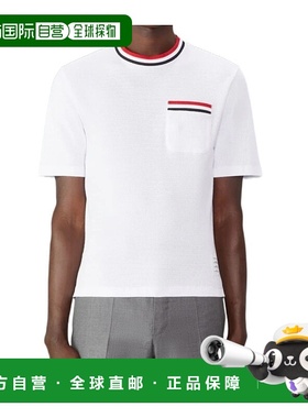 THOM BROWNE 男士T恤 MJS259AJ0153100 CO 白色 Thom Browne T-Sh