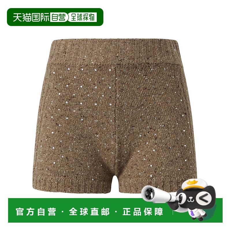 1h可退 PINKO 女士短裤 105737A2U4C3Z AW2025 棕色 Friuli 短裤