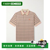 巴宝莉 潮奢 1h可退 刺绣格纹短袖 Burberry EKD 衫 男士 Polo