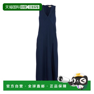 1h可退 潮奢 Michael Kors 迈克高仕 女士 Closure 蓝色无袖长款V