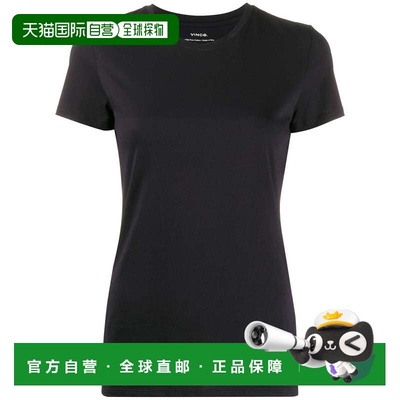 VINCE 女士衬衫 VR59183107403 SS2023 黑色 圆领短袖T恤