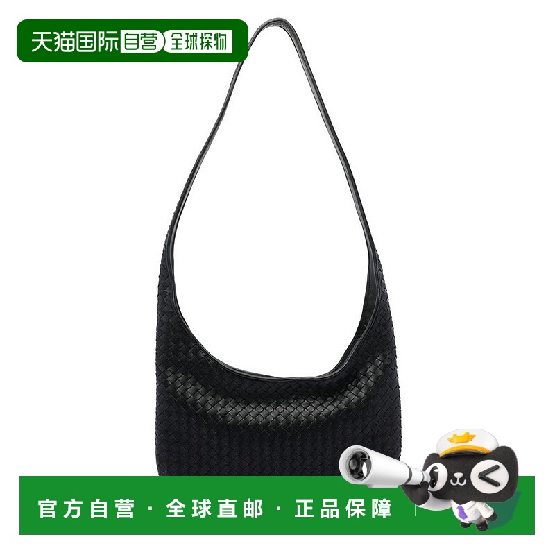 1h可退 潮奢 Bottega Veneta 葆蝶家 男士 黑色 Veneto 斜挎包 82
