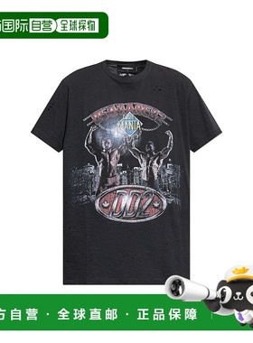 1h可退 潮奢 Dsquared2 二次方 男士 黑色 Supervintage Dyed Cig