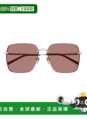 GUCCI 男士太阳镜 GG1955SA003 AW2025 银色 1OJ35C00A古驰