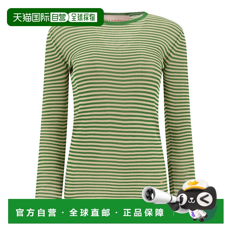 1h可退 VALENTINO 女士T恤 6B3KC62S946QPR SS2025 绿色 T-shirts