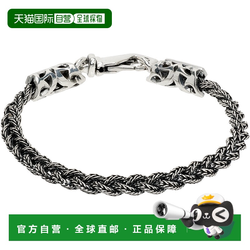 1h可退 潮奢 Emanuele Bicocchi 男士 3-Wire Braided 手链 RLCB3