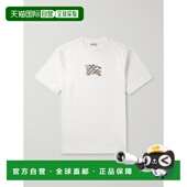 潮奢 EKD Burberry 1h可退 巴宝莉 男士 棉质格纹设计T恤 8116170