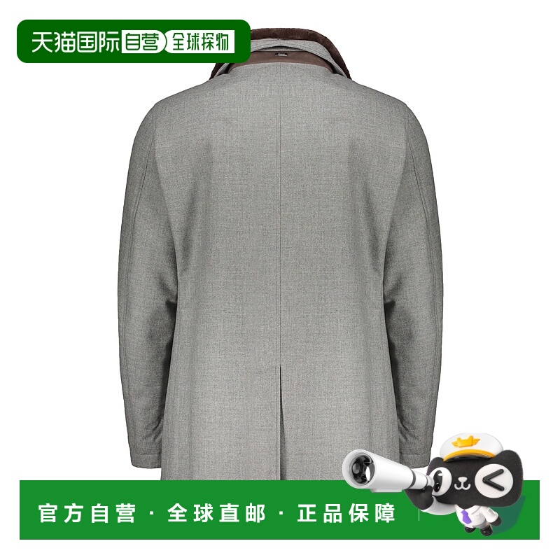 1h可退 HERNO 男士夹克 PE000038U332609406 AW2023 灰色 长袖外