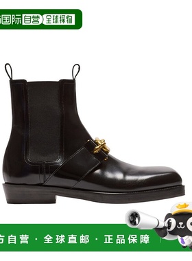 BALMAIN 男士靴子 FM0TE382LSPZ0PA CO 黑色 Leather Chelsea boo