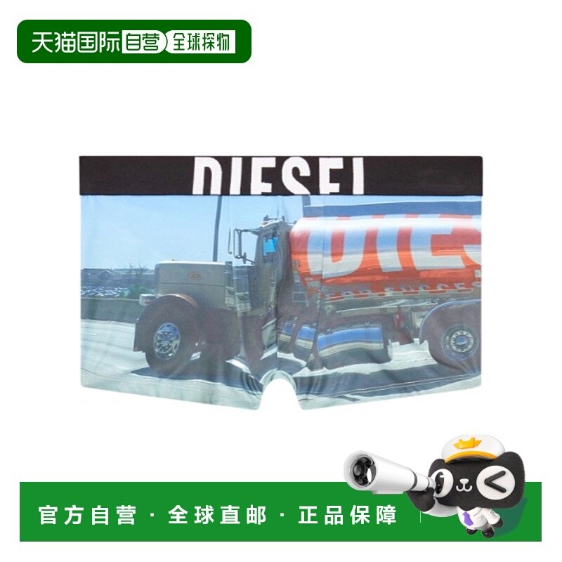 DIESEL 男士内裤 A177440DLBD100A AW2025 花色 松紧腰平角内裤