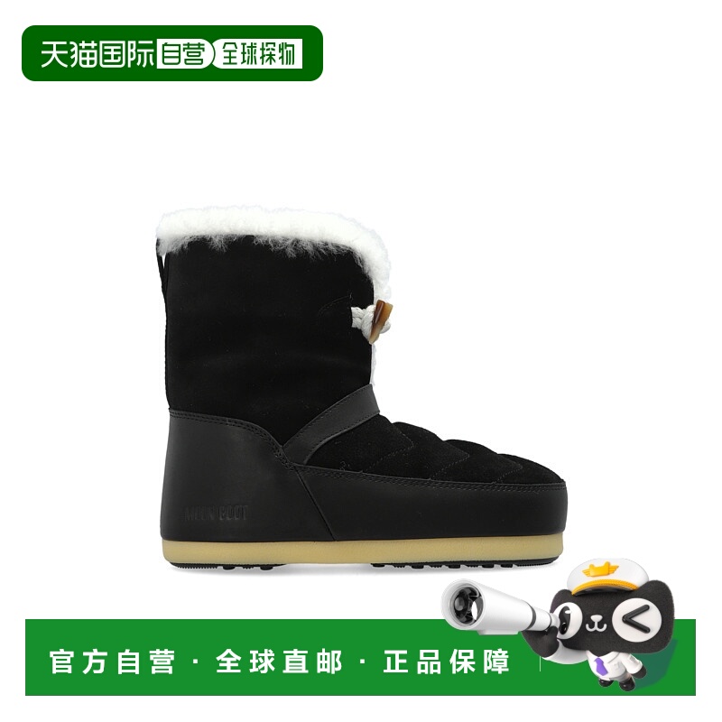 1h可退 MOON BOOT 女士雪地靴 80D14700700NL02 CO 黑色 