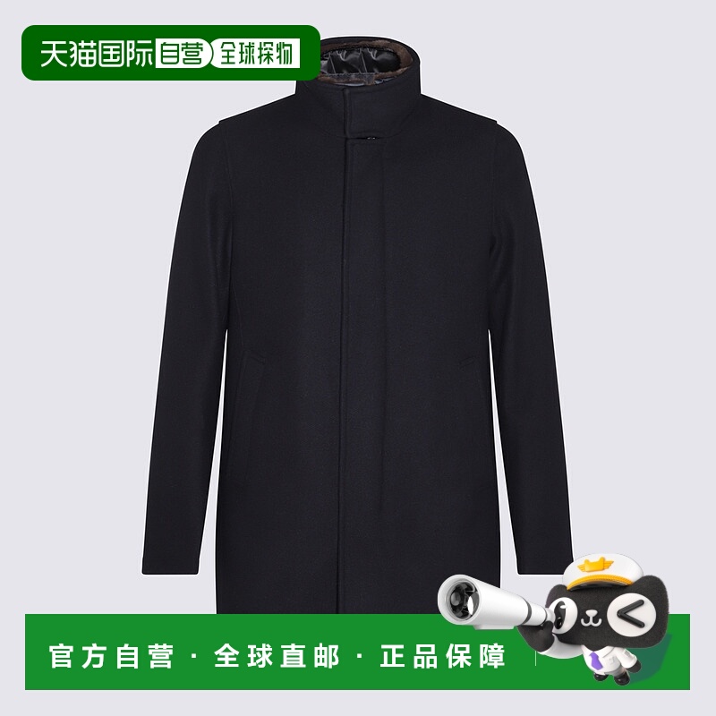 1h可退 HERNO 男士大衣 CA000163U396019290 AW2023 黑色 Herno G
