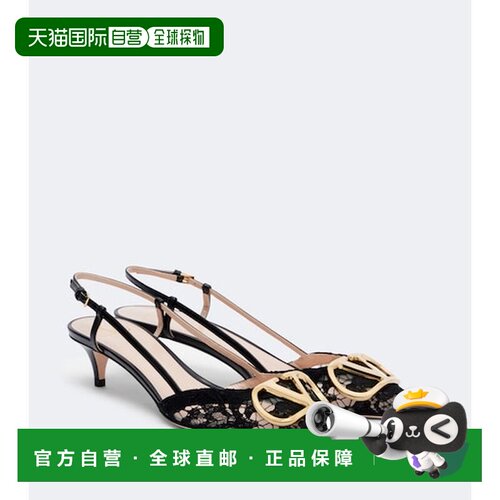 valentino 华伦天奴 女士 VLogo 系带露跟浅口鞋 9W2S0Q70MMC