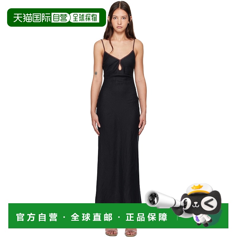 1h可退 潮奢 BEC+BRIDGE 女士 黑色 Ottilie Keyhole 连衣裙 H241