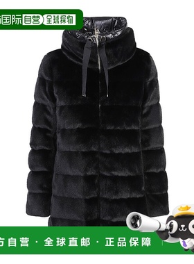 HERNO 女士抓绒衣 PI002123D126309300 AW2025 黑色羽绒服