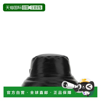 1h可退 PRADA 女士帽子 1HC2482DYIF0002 SS2024 黑色 Black napp