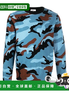 VALENTINO 男士针织毛衣 TV0KC00F2E349U AW2020 蓝色