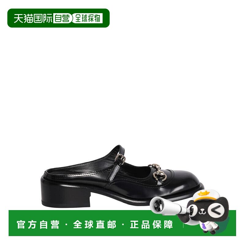 GUCCI 女士凉鞋 847767CLG001000 AW2025 黑色 Sandal Leather Rs