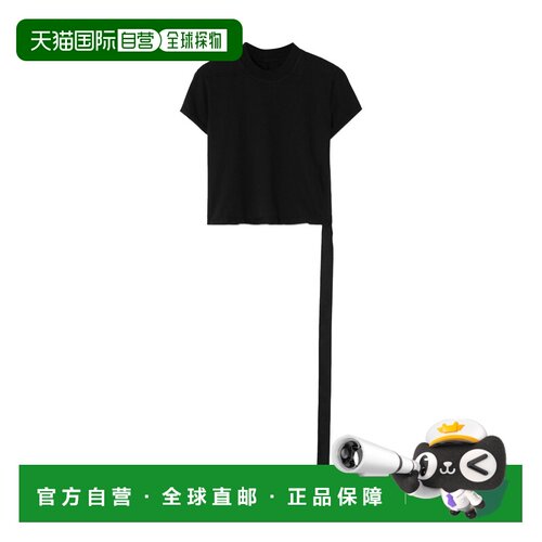RICK OWENS 女士T恤 DS01D120709BLACK AW2023 黑色