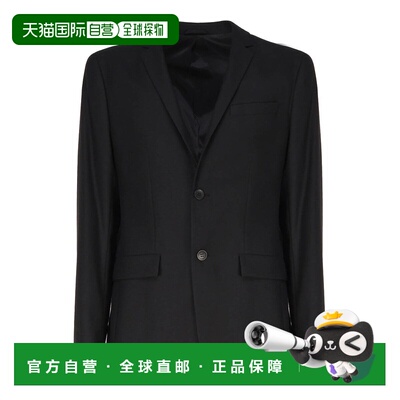 1h可退 CALVIN KLEIN 男士夹克 K10K109955BEH SS2024 黑色羊毛