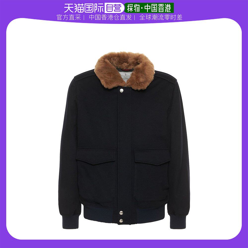 香港直邮潮奢 Brunello Cucinelli 布内罗·古奇拉利 男士羊毛飞