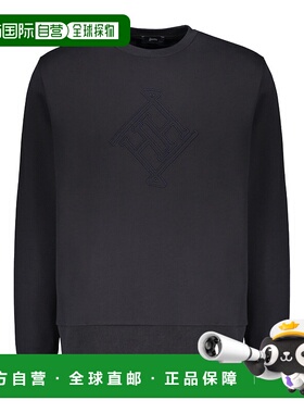 HERNO 男士针织衫 JG000188U500179200 AW2022 黑色长袖