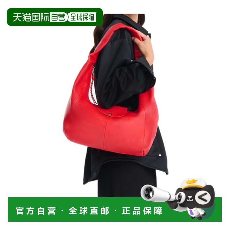 1h可退 LONGCHAMP 女士单肩包 10333HIG545 AW2025 红色 Longcham