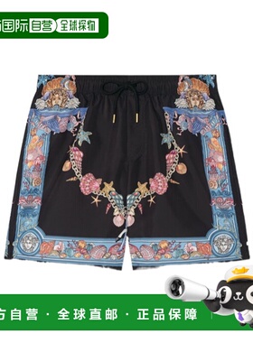 VERSACE 女士短裤 10188841A151645B020 SS2025花色休闲裤