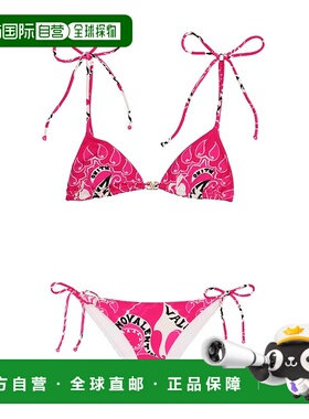 VALENTINO 女士泳装 2B3UIA057AYV5P SS2023粉红色比基尼