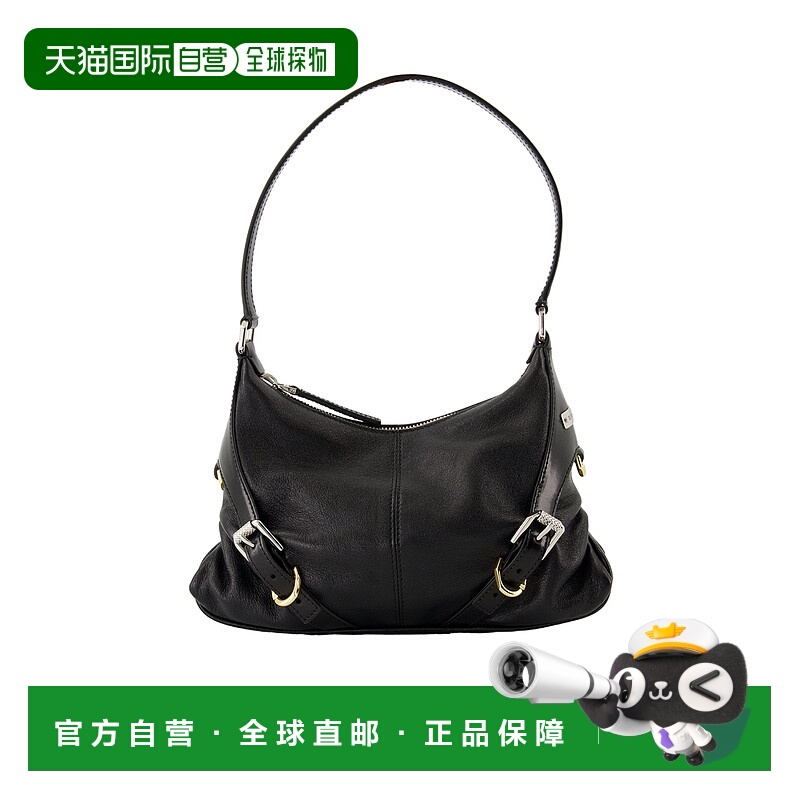 1h可退 GIVENCHY 女士单肩包 BB512KB294001 SS2025 黑色 拉链单